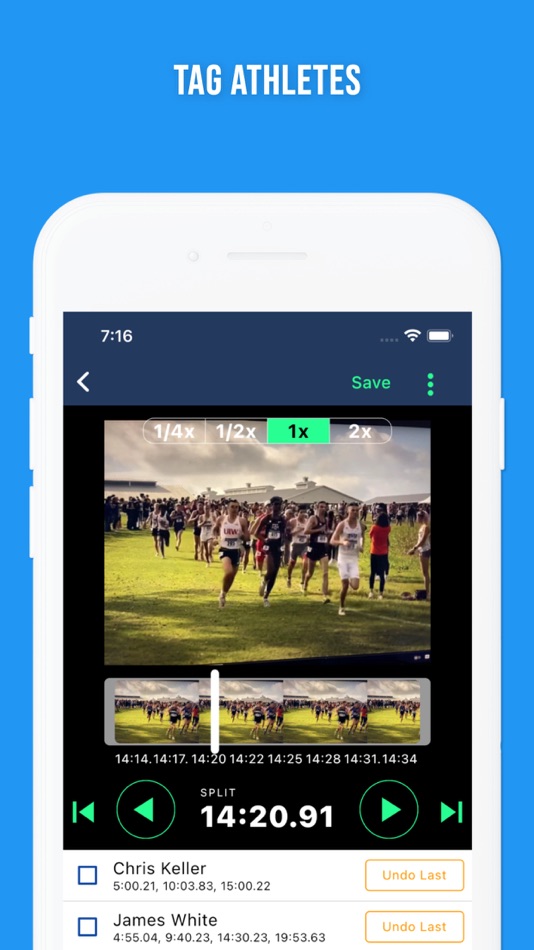 #4. Split Tracker - Timing System (iOS) 由: Running Apps & Fitness Plans LLC