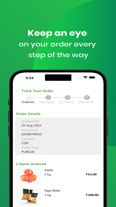 Twinleaves: Grocery App Screenshot