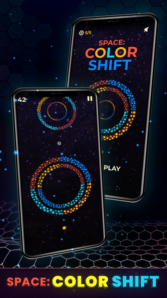 #5. Space: Color Shift (iOS) 由: Monihub Pte. Ltd