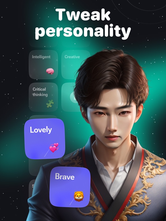 Matcha: Fantasy AI Chat Bots iPad screenshot 3 - Social Networking app