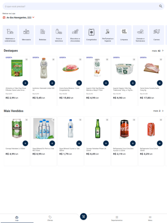 Cambuí - Supermercado Online iPad screenshot 4 - Shopping app