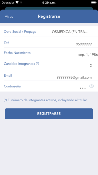 OSMEDICA Viajero Screenshot
