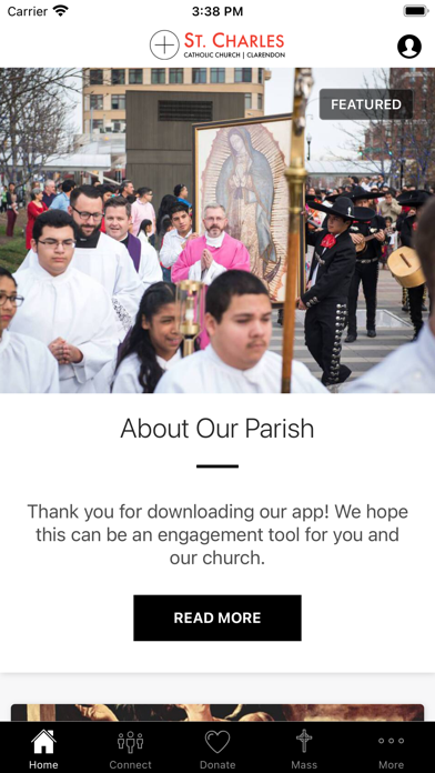 St. Charles Catholic Church Screenshot