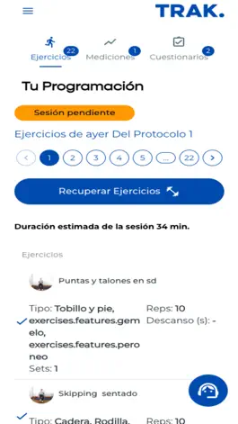 Game screenshot TRAK Fisioterapia hack