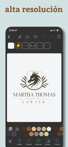 Screenshot 10 Crear logos, diseño gráfico iphone