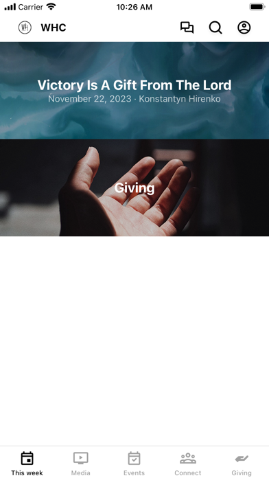 World Harvest Church Portland Screenshot