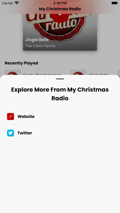 My Christmas Radio Screenshot