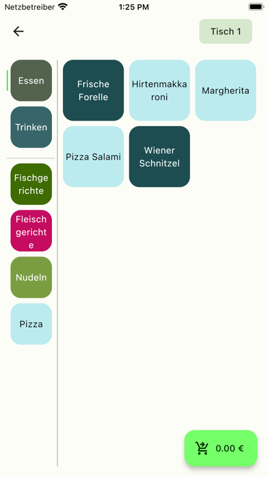 Order App - System Screenshot