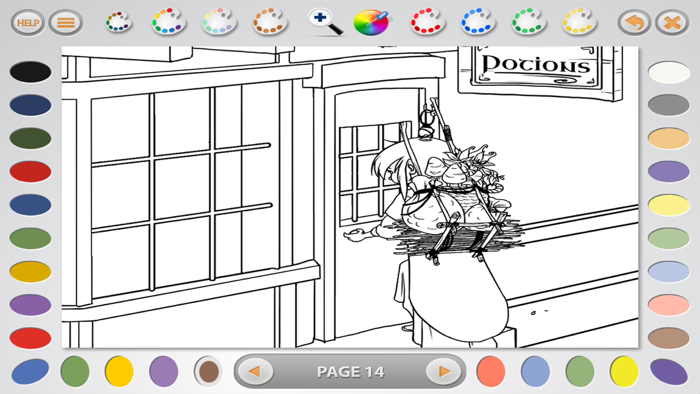 Potion Maker Intricate Color