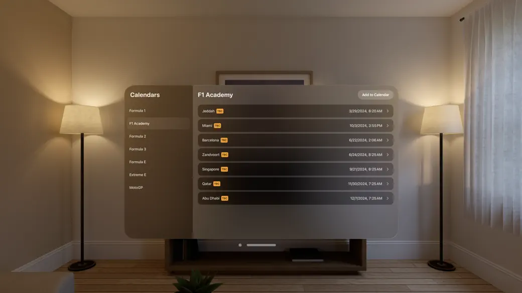 Motorsport Calendars screenshot 2