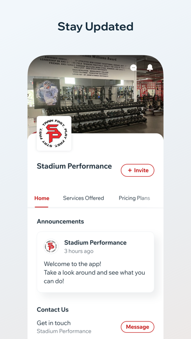 Stadium Performance Screenshot