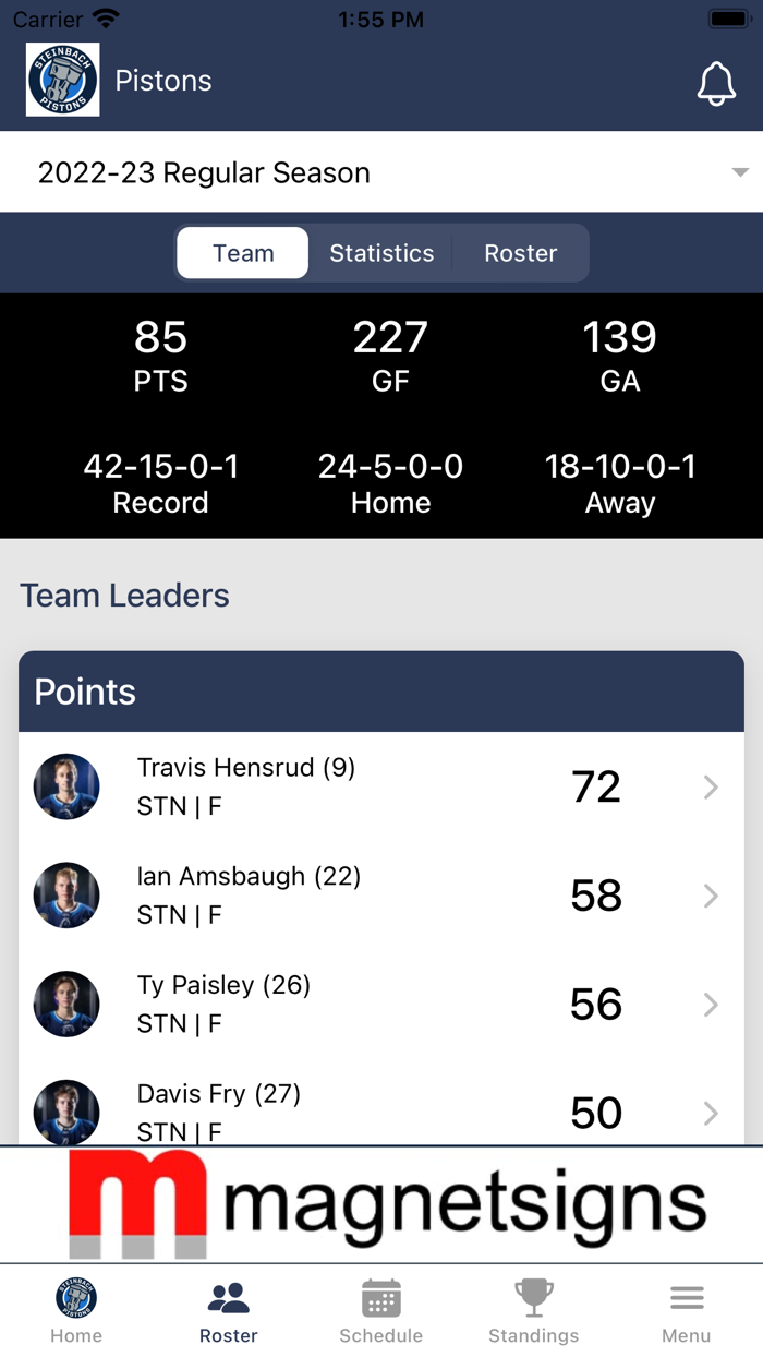 Steinbach Pistons Official App