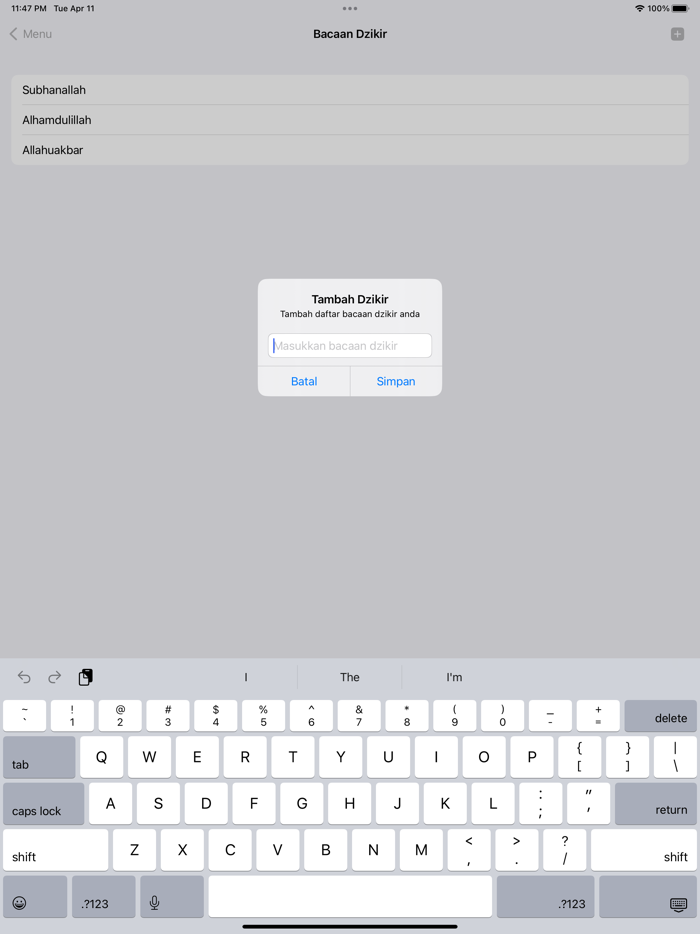 Tasbih Digital Offline
