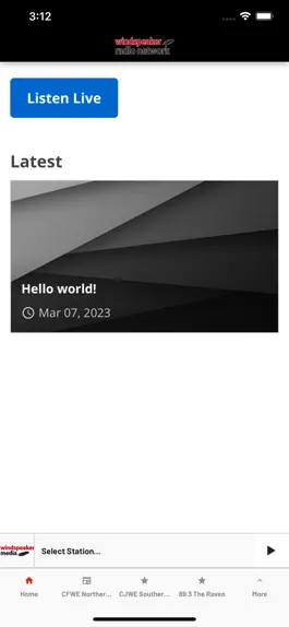Game screenshot Windspeaker Radio Network mod apk