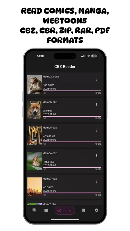 Cbz Reader screenshot 4 of 10