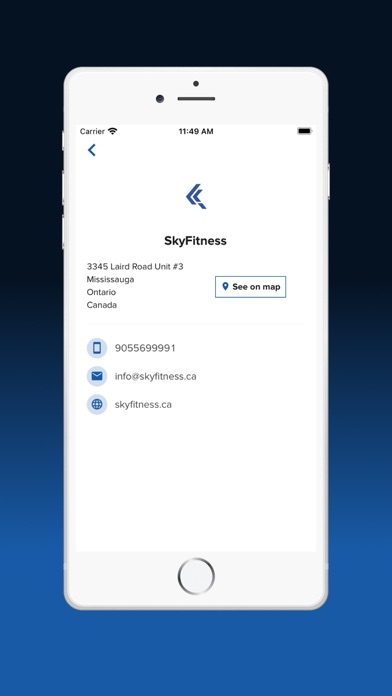 SkyFitness Gym Screenshot