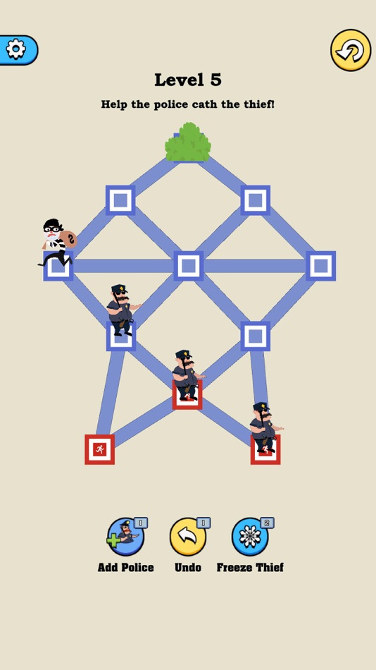 #2. Thief Puzzle: Cops and Robbers (iOS) By: Tuc Nguyen Van