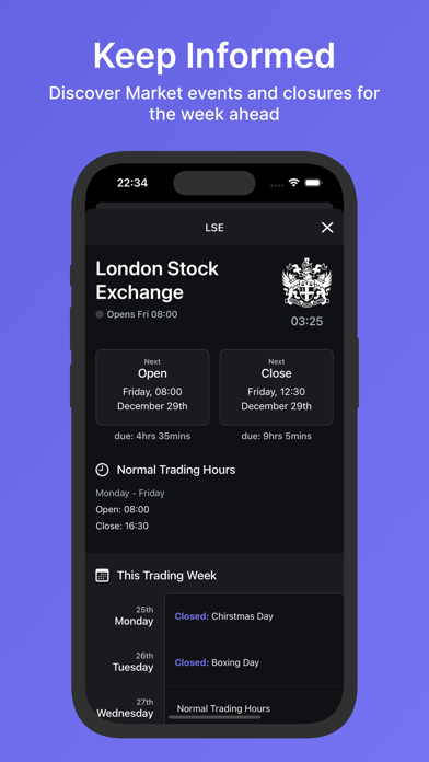 Market Clocks Screenshot