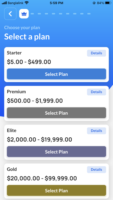 Start With Five - Invest App Screenshot