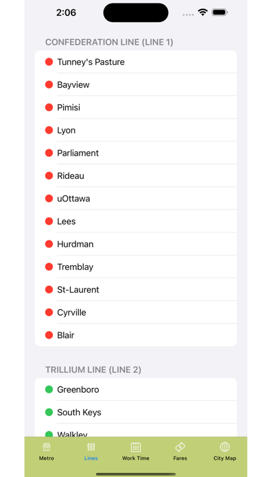Screenshot #2 pour Ottawa metro map