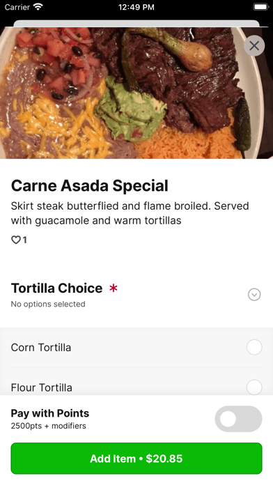 Las Margaritas Restaurant Screenshot