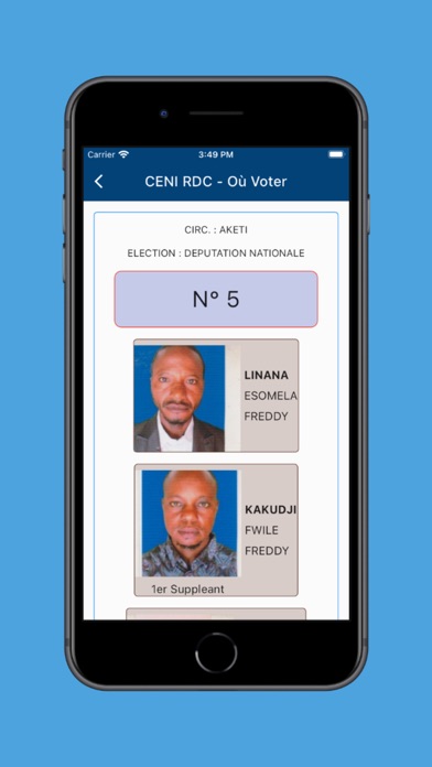 CENI RDC Mobile Screenshot