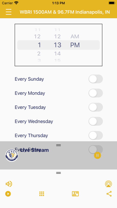WASG AM540 & FM106.1 Radio Screenshot