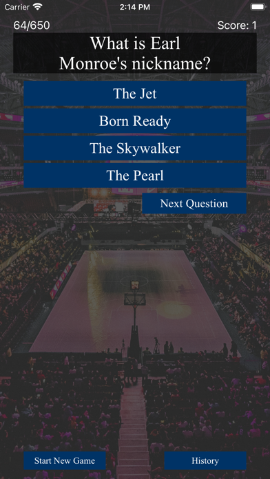 Basketball Trivia Pro 50fifty Screenshot