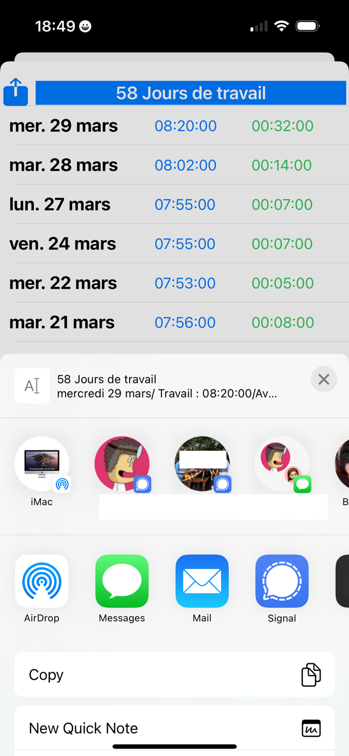 Gestion Quotidienne du Travail