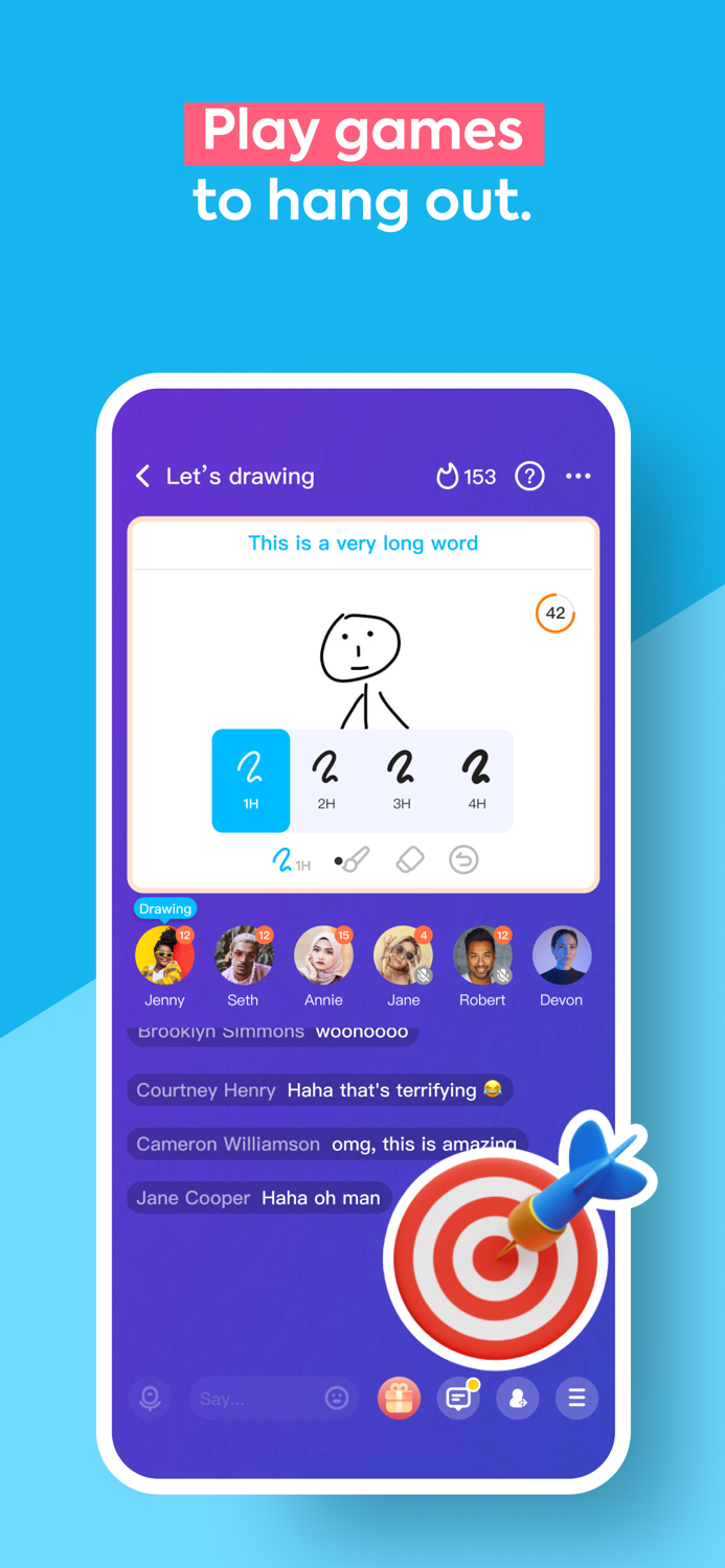 Partying - Games chats text