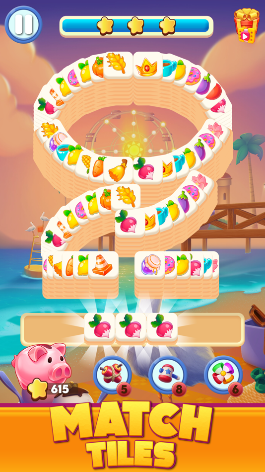 #2. Tile Match - Triple Master 3D (iOS) 由: Paresh Gundaniya