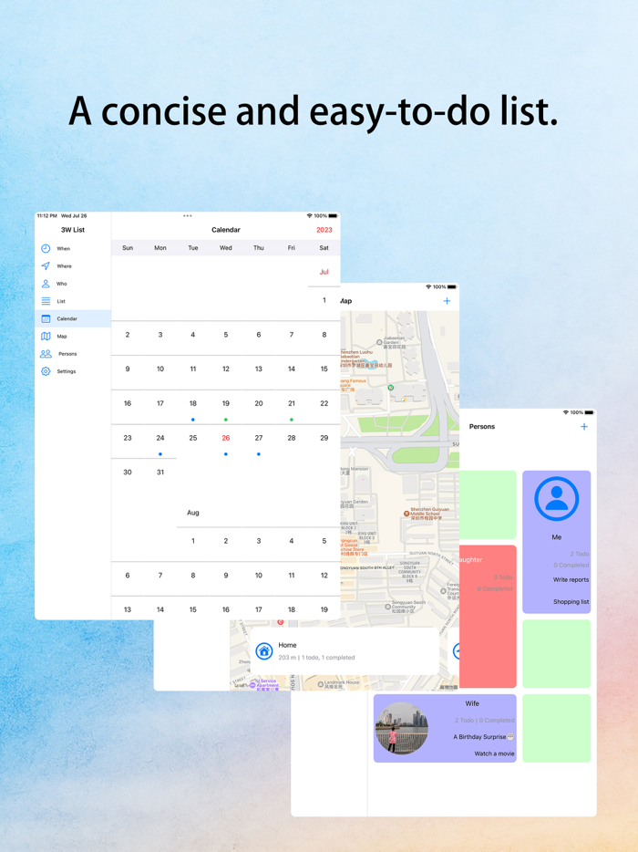 3W List - To-Do List Reminder