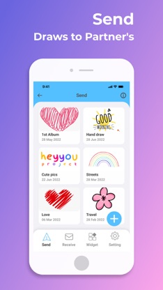 Noteit Widget: Drawing Couples screenshot 4