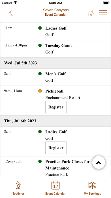 Seven Canyons Golf Club Screenshot
