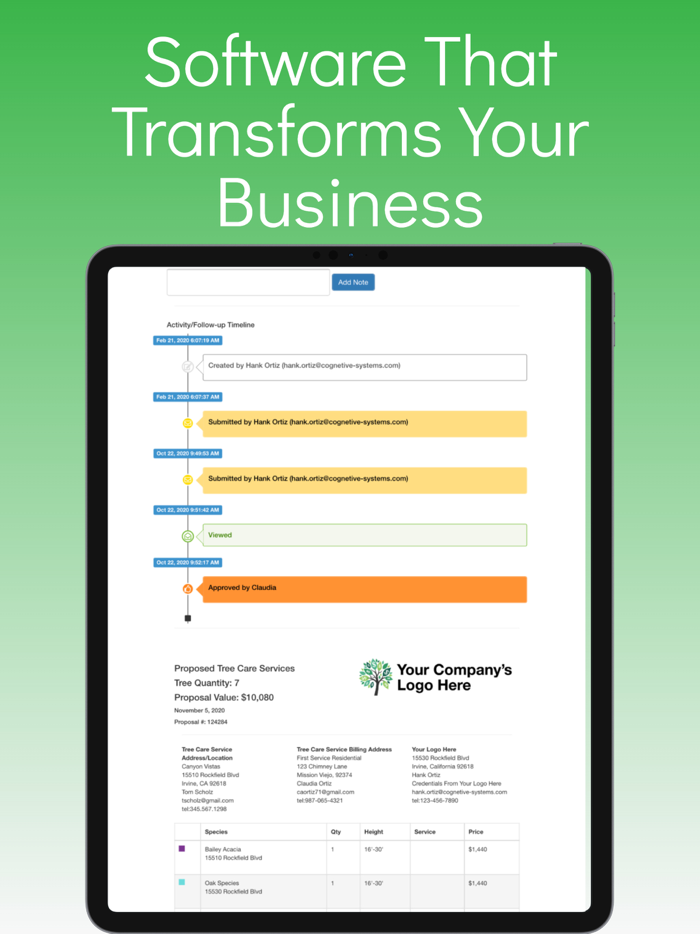 ArborNote For Tree Care Pros