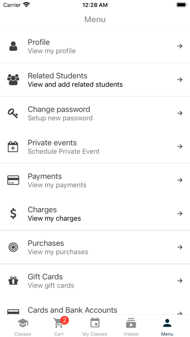 Dance Studio Manager Screenshot