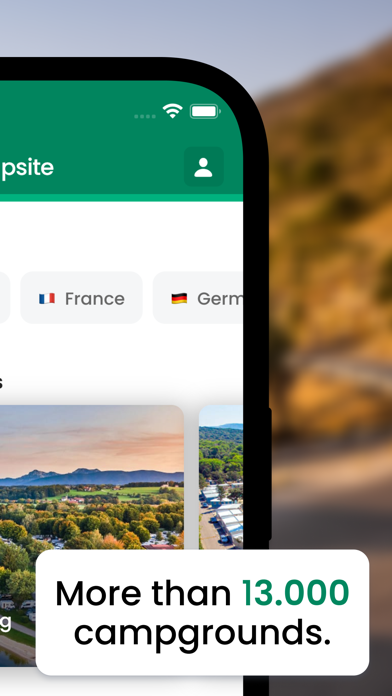 Campsite - Camping in Europe Screenshot