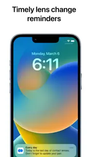 contact lens tracker app iphone screenshot 2
