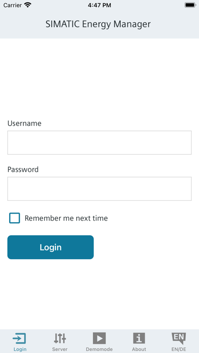 Screenshot #2 pour SIMATIC Energy Manager