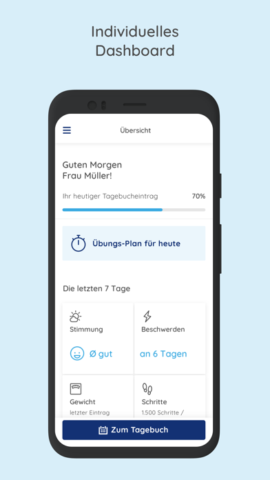 ACHT Adipositas-App Screenshot