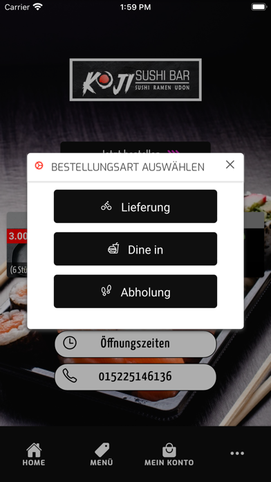 Koji Sushi Bar Screenshot
