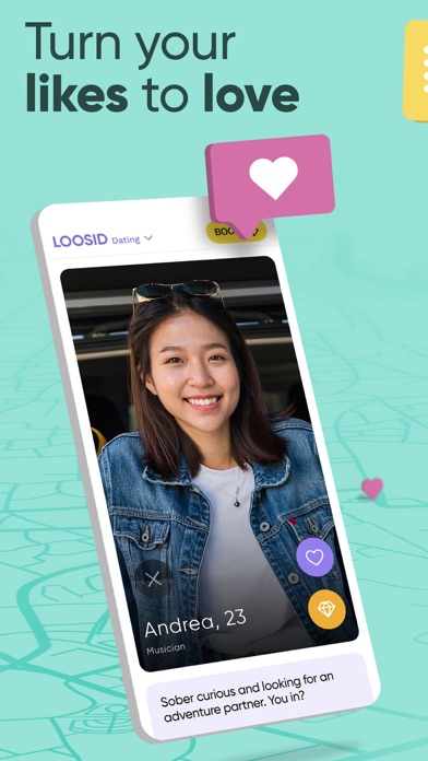 Loosid: Sober Dating & Meetups Screenshot