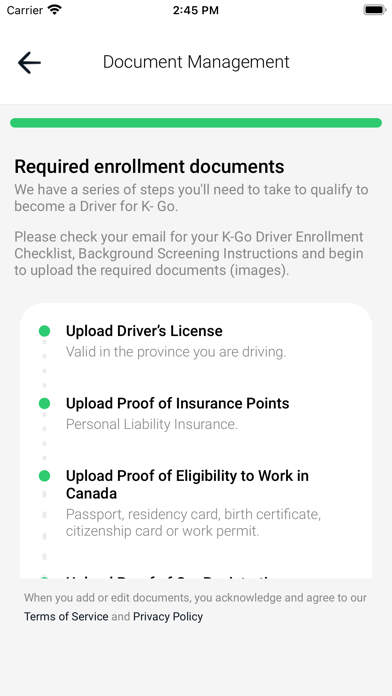 K-Go Driver Screenshot