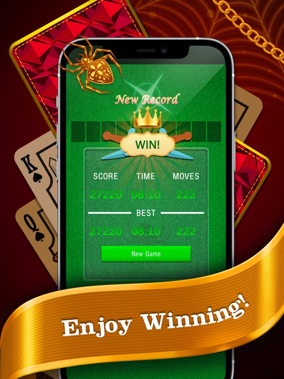 Screenshot #5 for Spider Solitaire - Classic Fun