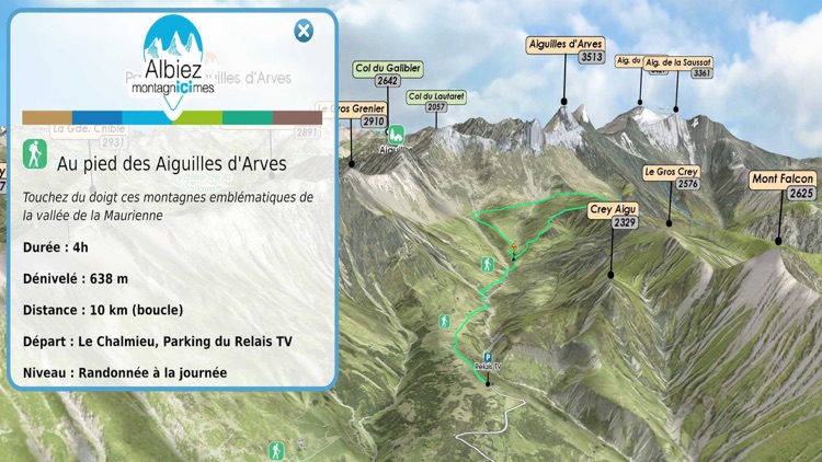 Pays des Aiguilles d’Arves 3D