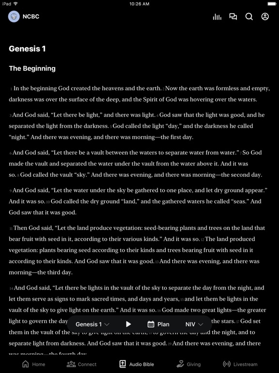 North Canton Baptist Church iPad screenshot 6 - Education app