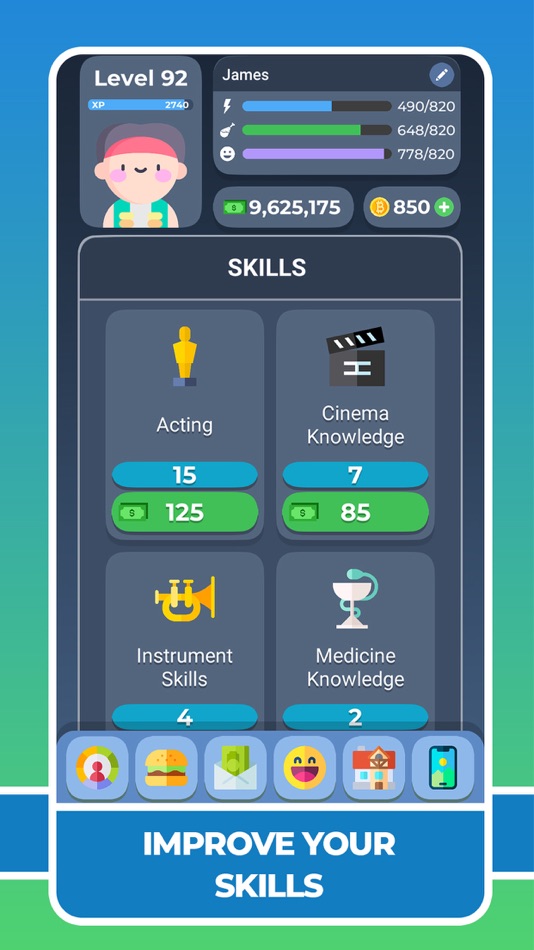 #2. Billionaire Life Simulator (iOS) 由: Tuna Ozcelik