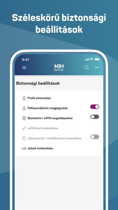 MBH Vállalati Mobilalkalmazás Screenshot