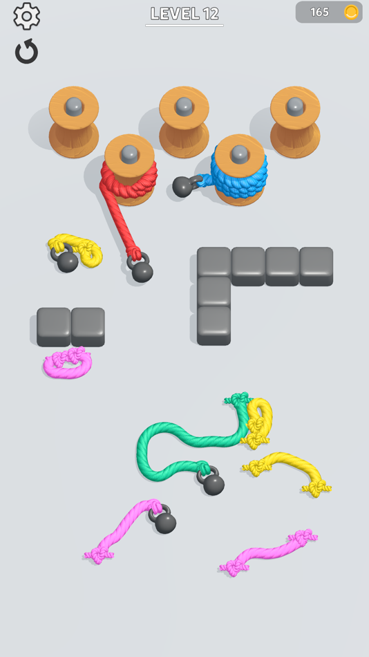 #5. Merge Rope (iOS) 由: Babil Studios