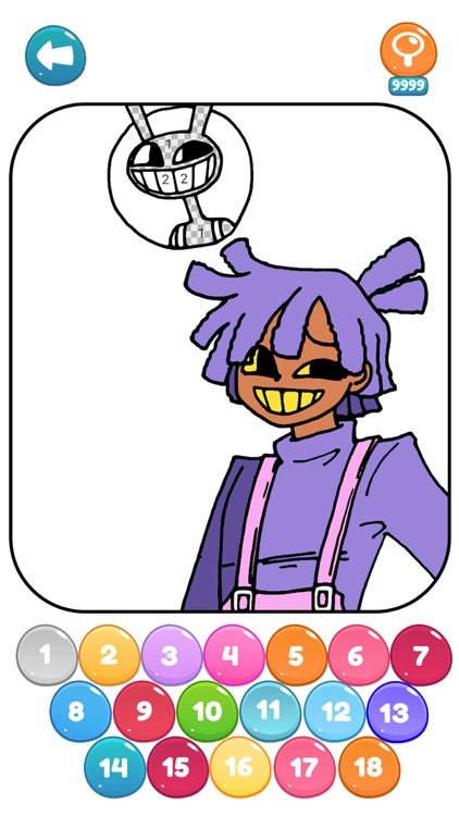 Pomni Digital circus coloring